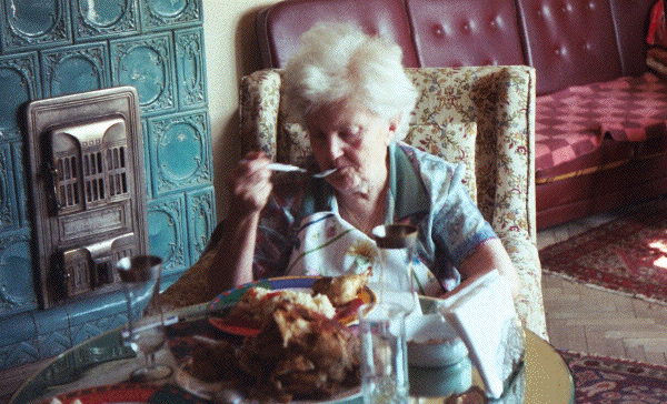 The stuffed
              chicken ...